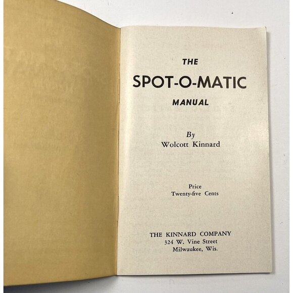VTG KINNARD COMPANY Photography SPOT-O-MATIC Enlarging Meter w/ Box Manual WORKS - Picture 7 of 11